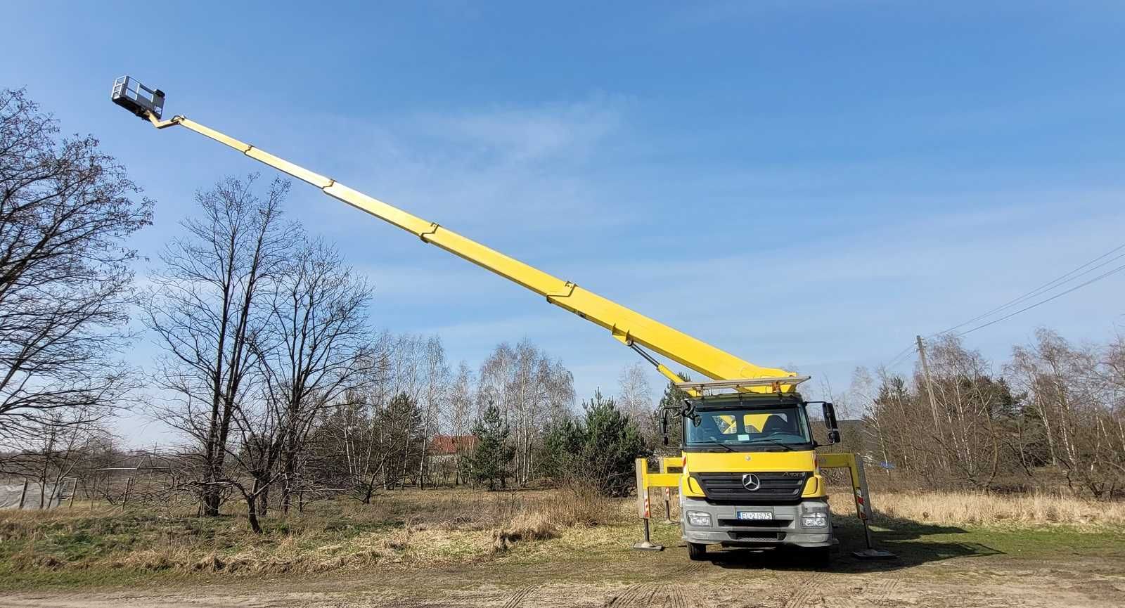 Podnośnik koszowy zwyżka 35m Wumag WT350 Palfinger 270 Ruthmann podest