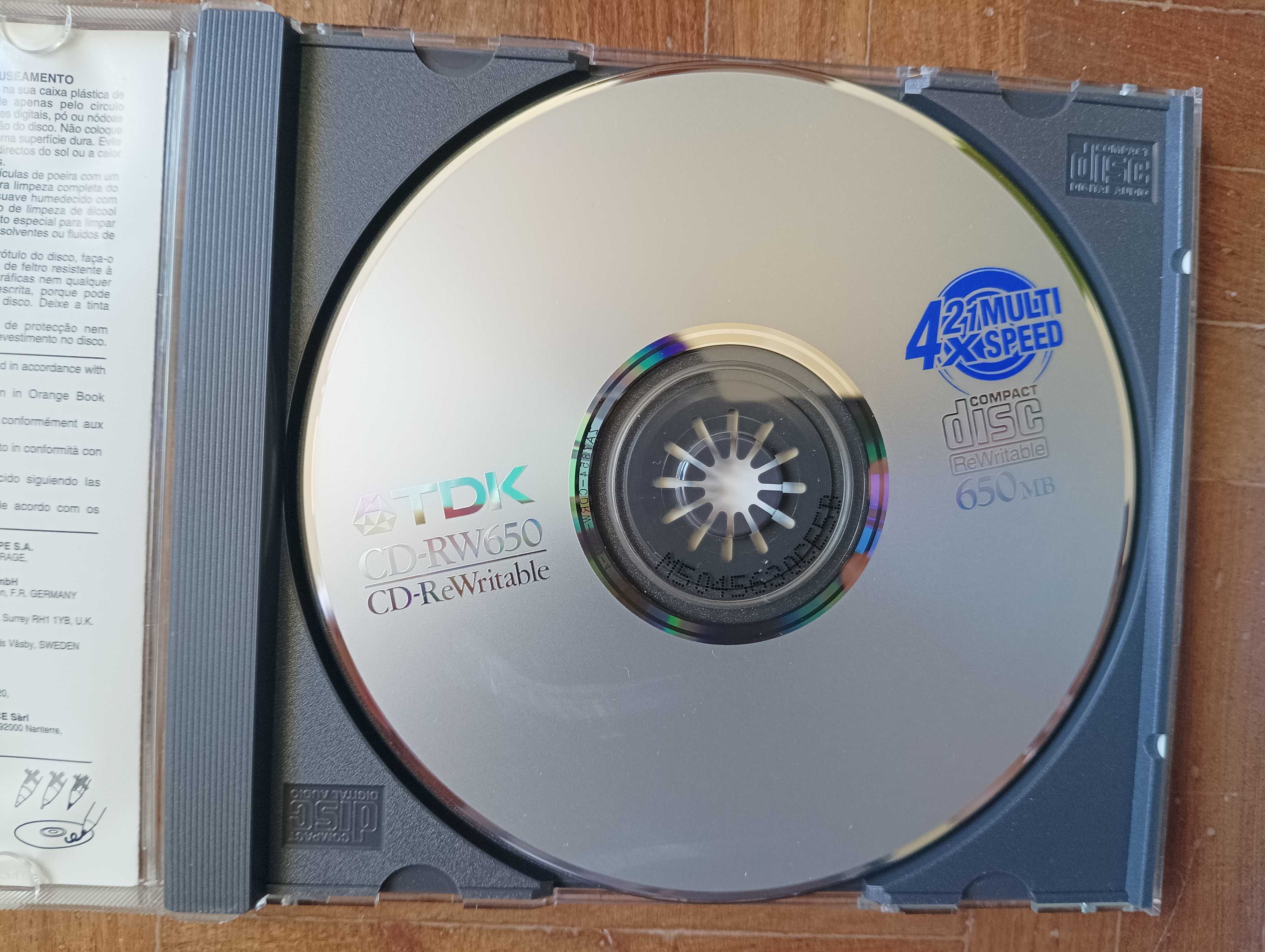 Vendo 9 CD-R, 1 CD-RW,  1 DVD+RW e 1 DVD-RW -  Imation Verbatim TDK