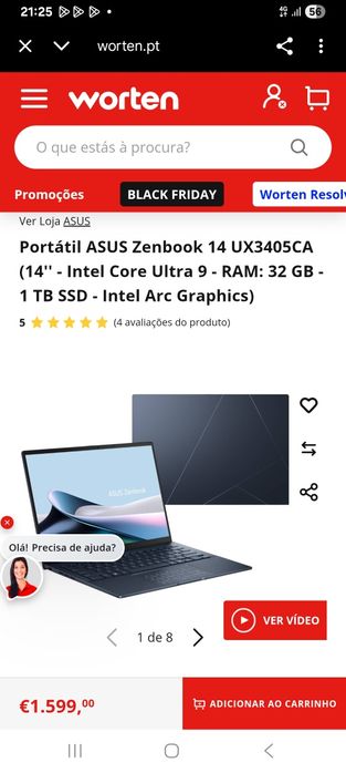 ASUS Zenbook pc novo