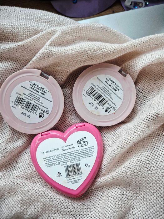 Zestaw róży do twarzy AA Oceanic Glam shop 3 szt