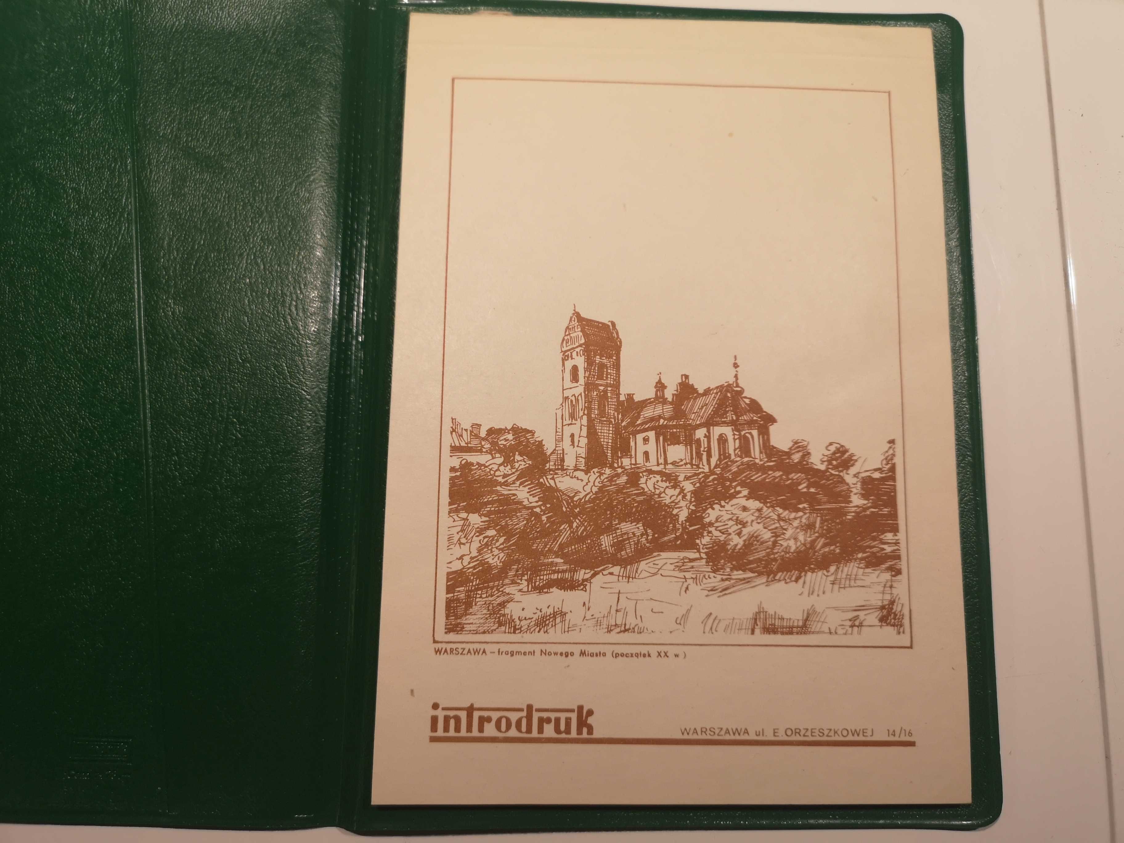 Notatnik A5 czysty INTRODRUK 1971 PRL
