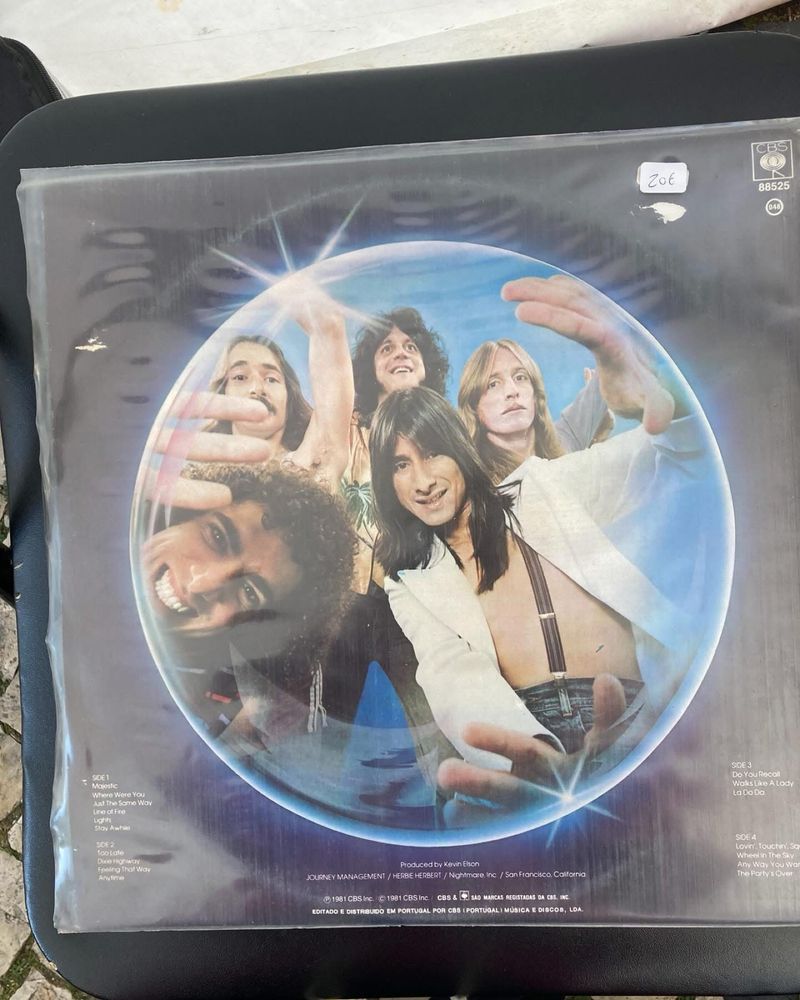 Journey  Álbum Vinil Captured Original 1981  Duplo Álbum