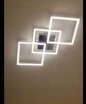Plafon LED Pineto potrójny 2650lm! Chrom!
