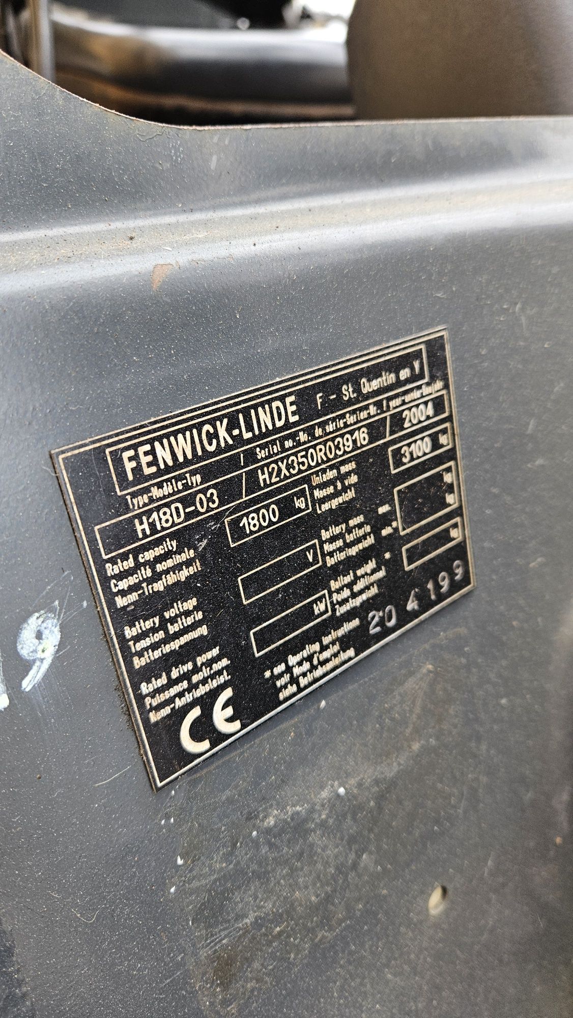 Wózek Widłowy Linde H18T Tylko 7300MTG triplex diesel terenowy