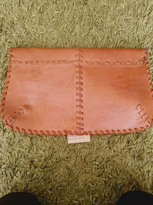 Torebka kopertówka, skóra bydlęca blank 25zł