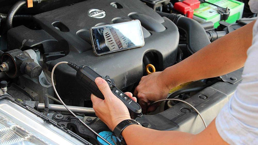 W2145 WiFi, бездротовий відеоендоскоп з артикуляційним зондом 4,5 мм