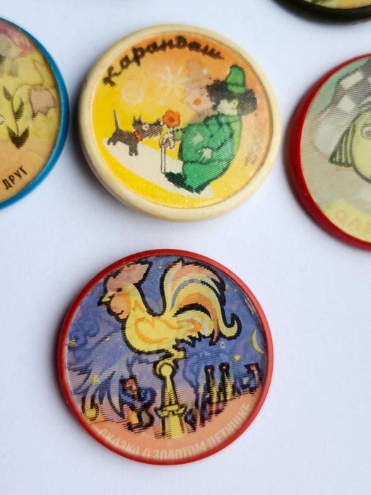 3Д мультяшки звірушки Набір значків період совети ціна за всі