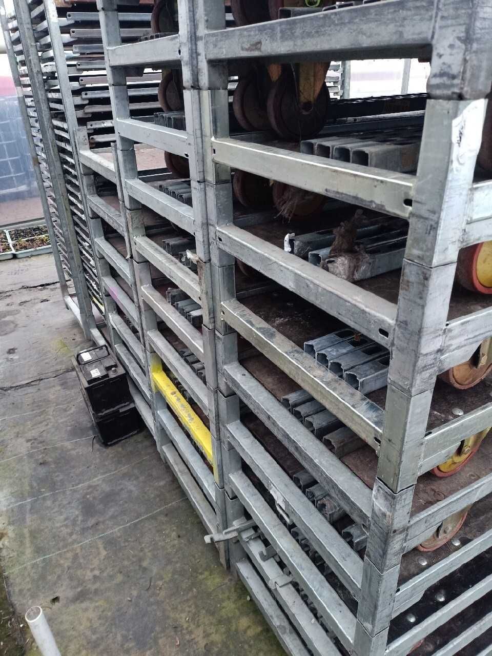Wózek szkółkarski duński półka kwiatowy kwiatowe transport roślin