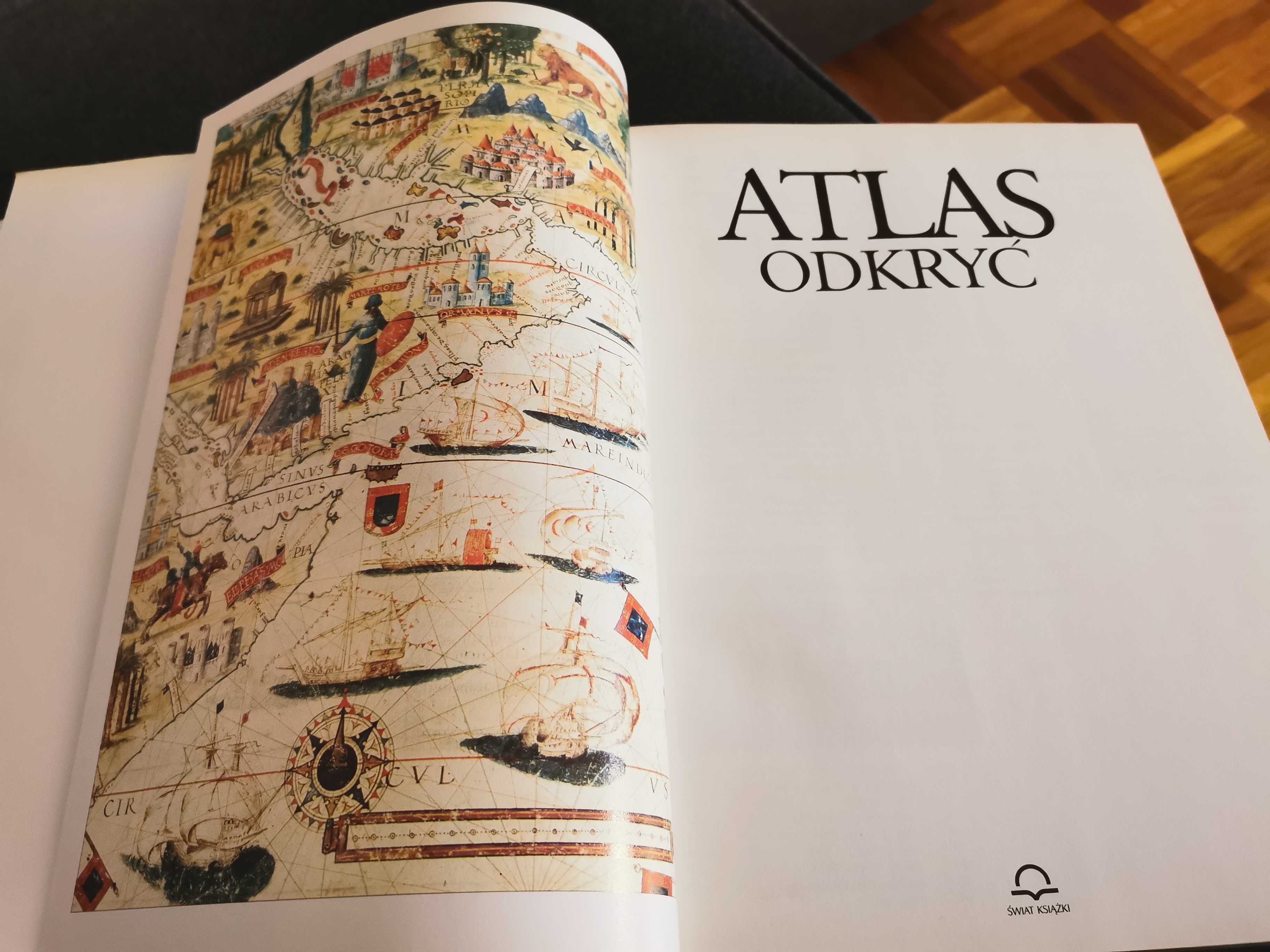 Atlas odkryć książka z obszerną wiedzą