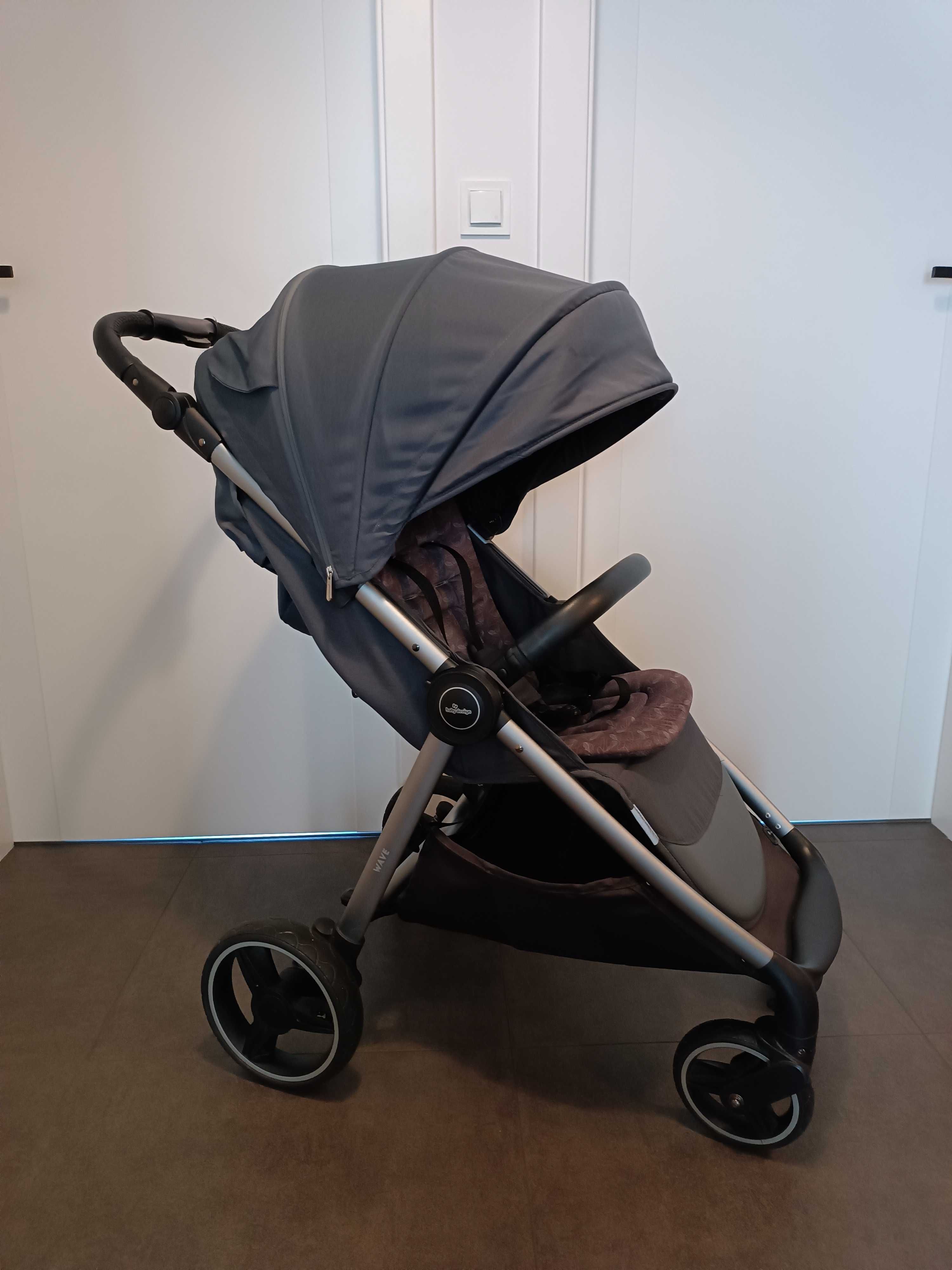 Wózek spacerowy Baby Design Wave + dodatki
