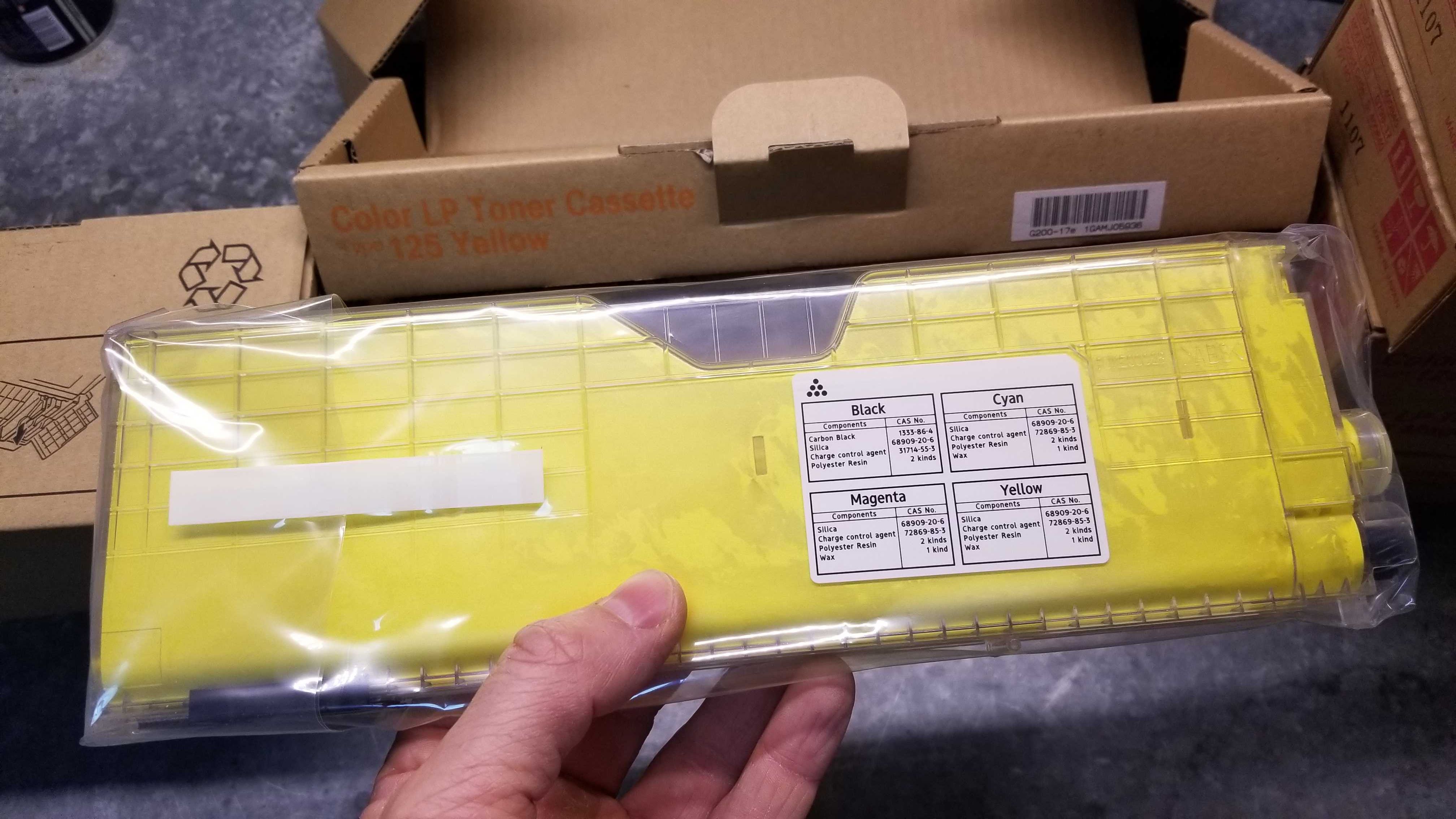 RICOH TYPE 125 Тонер-картридж для цветного лазерного принтера