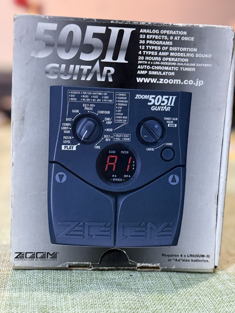 Pedaleira Zoom 505 II Guitar