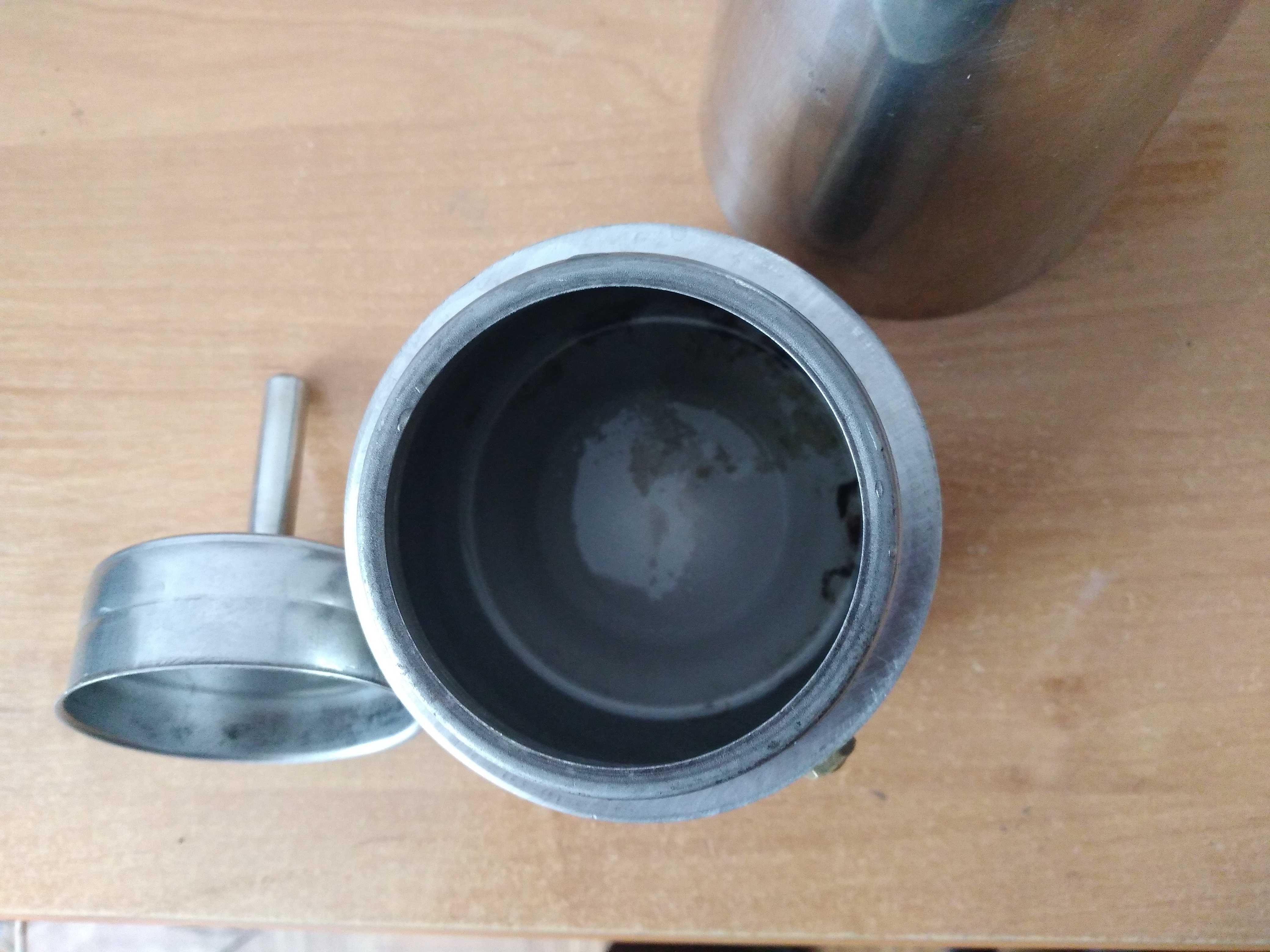 Гейзерная кофеварка стальная