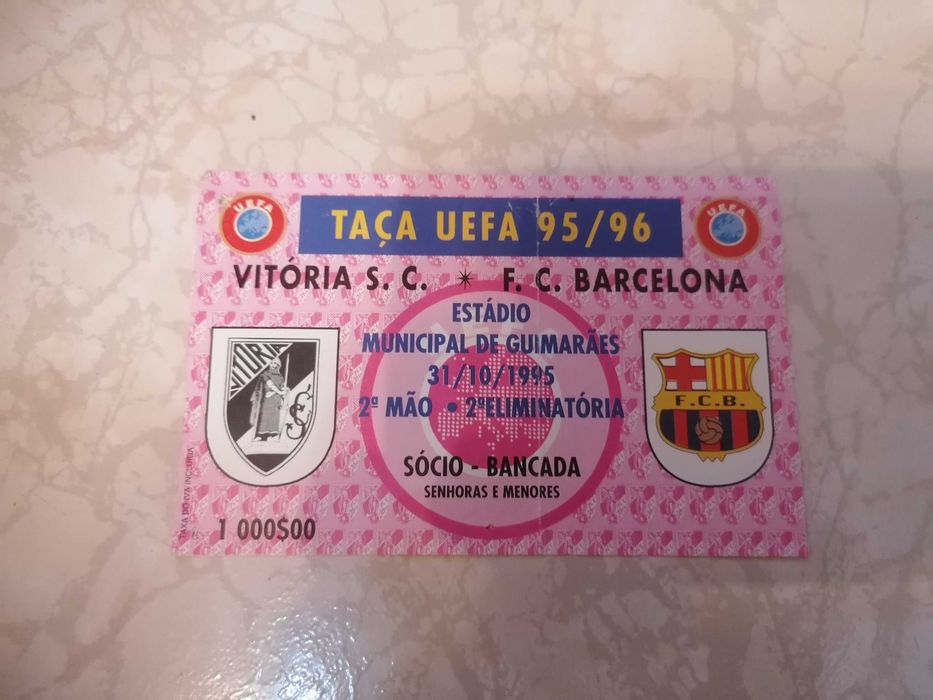 Bilhete Vitória SC X FC Barcelona