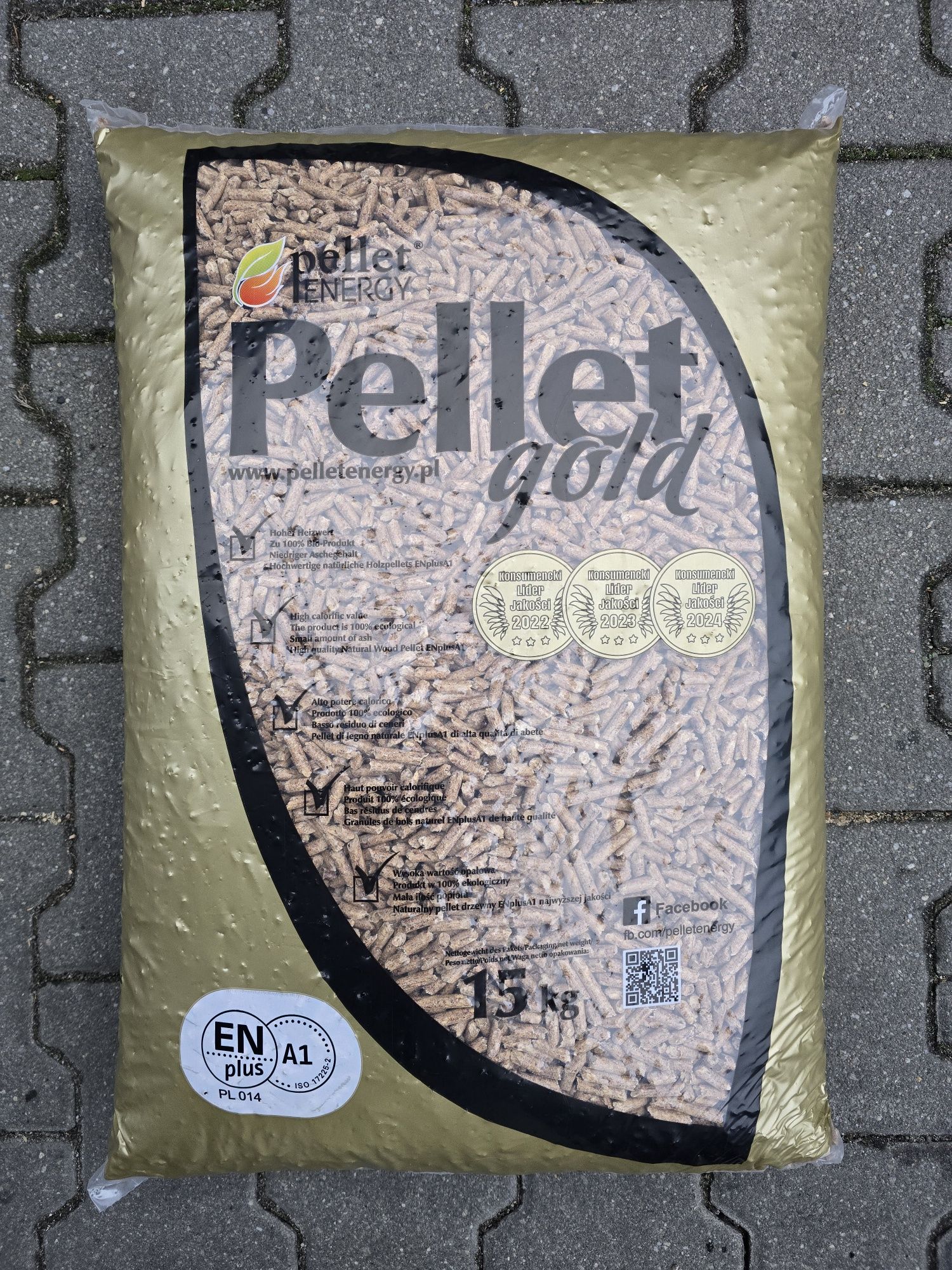 Pellet pelet, A1, DIN Plus, Poznań,
