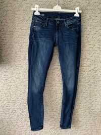 G-star śliczne spodnie jeansowe skinny rurki 28/34