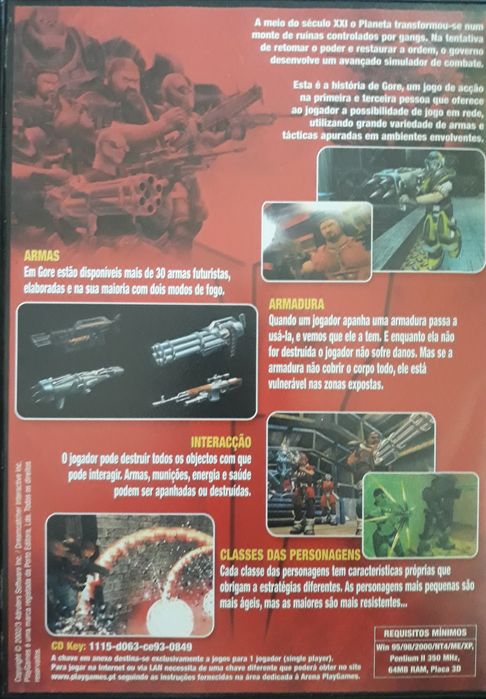 Jogo PC CD-ROM Gore