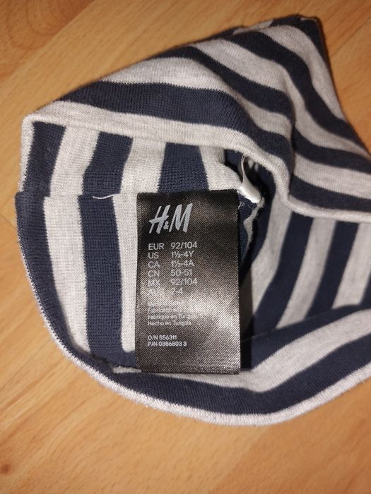 Czapka jesienna wiosenna dla chłopca H&M rozmiar 92/104