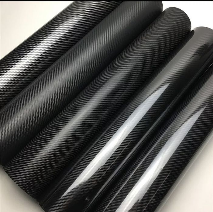 Вінілова плівка чорний глянець панорама.