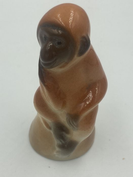Figurka porcelanowa małpka, ZSRR lata 70te