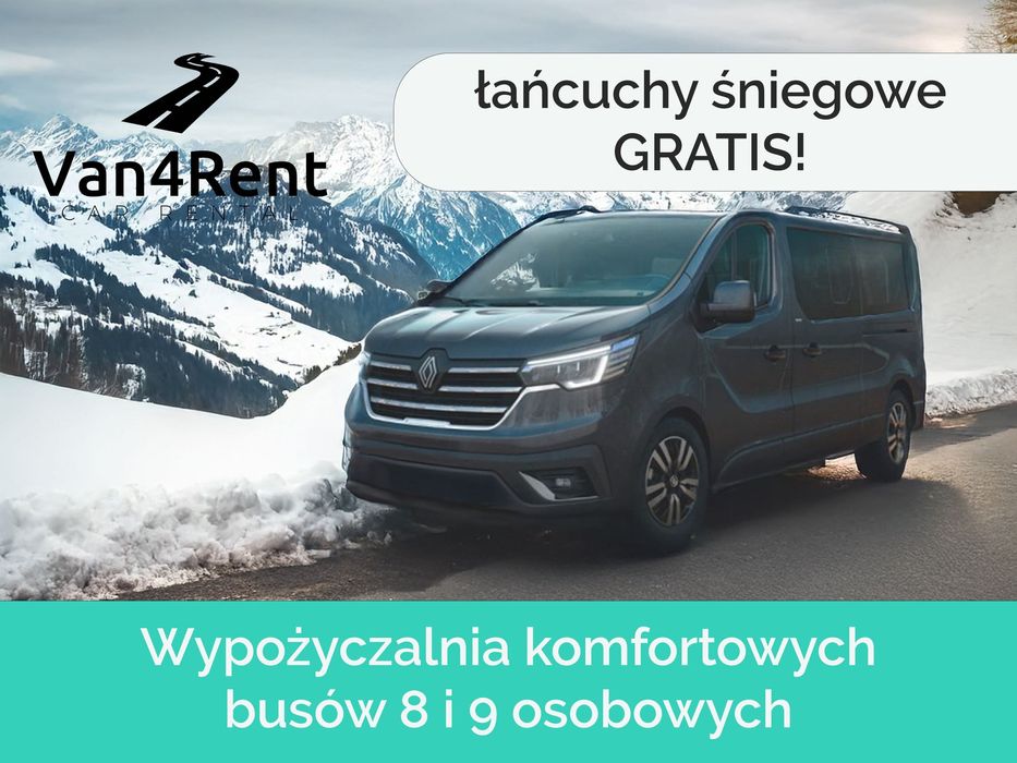 Wynajem busa 8 i 9-osobowego | wysoki standard | Wrocław i okolice