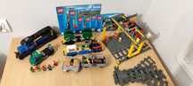 LEGO City 60052 Pociąg towarowy Suwnica Wagony Lokomotywa Elektronika