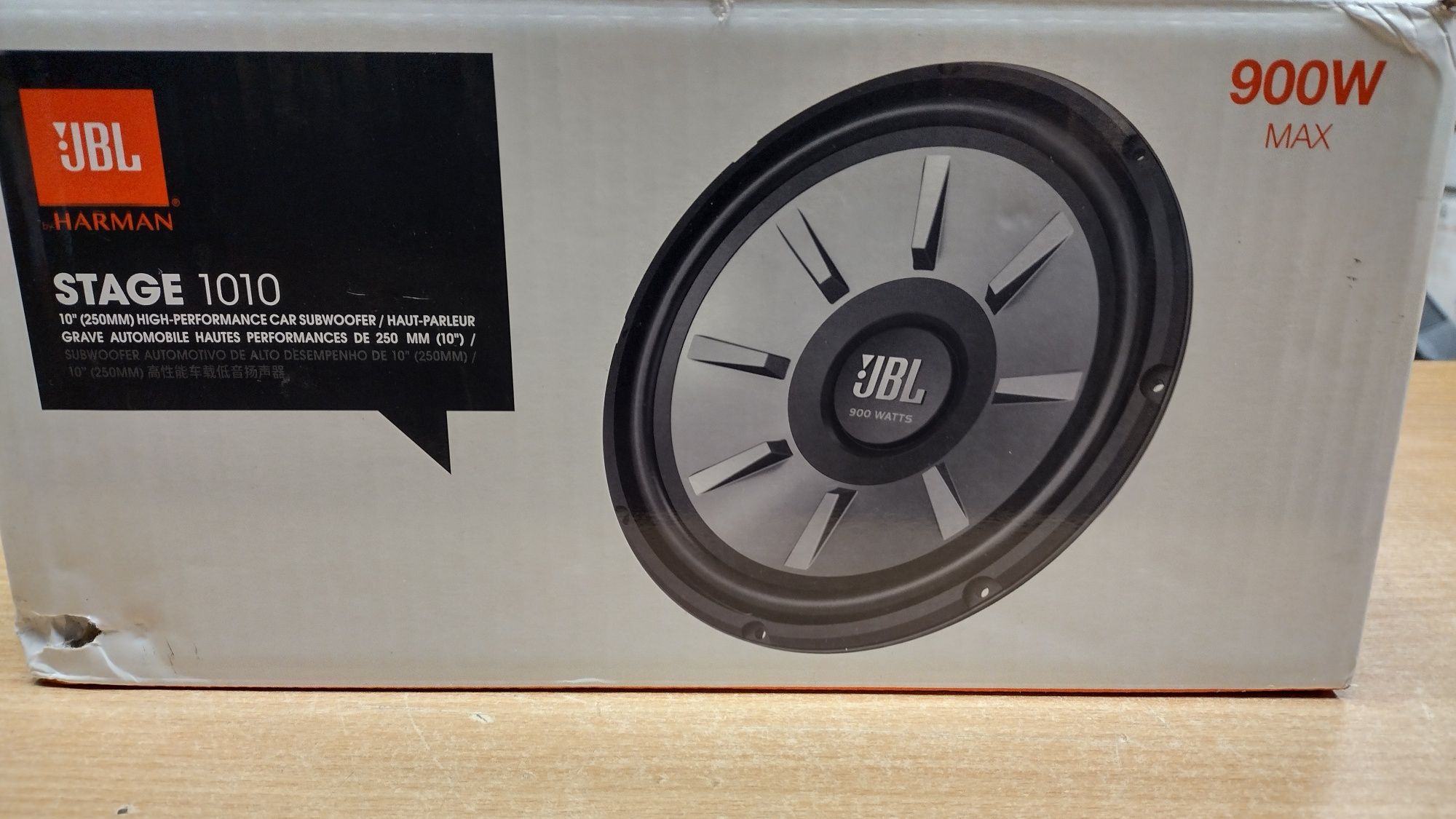 JBL STAGE 1010 Subwoofer głośnik samochodowy 25cm 900W -Komis MADEJ