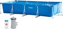 Piscina Desmontável INTEX
Retangular - 1 ano de uso