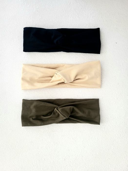 OKAZJA zestaw 3x opaska do włosków na głowę jesień
W