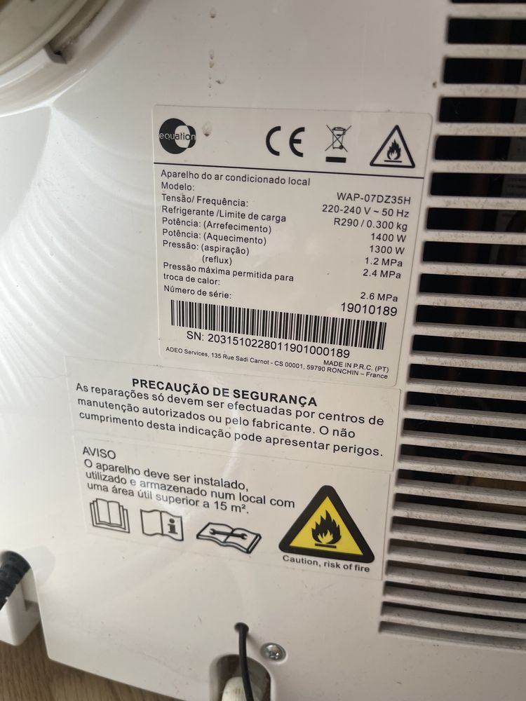 Aquecedor desumidificador ar condicionado