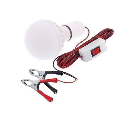Lampa Led 12V Z Zaciskami Krokodylkami 9W 4M