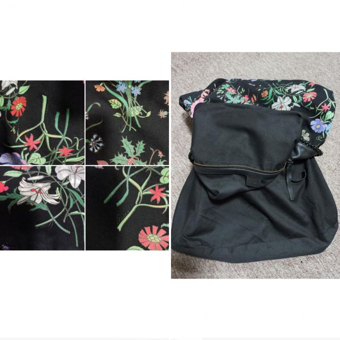 Сумка хобо GUCCI канва цветы,винтаж