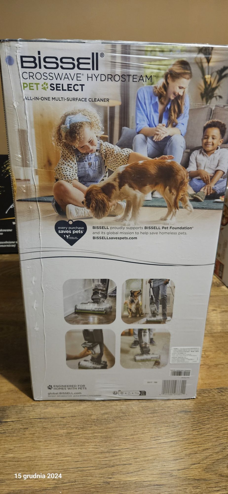 Odkurzacz Bissell CrossWave HydroSteam Pet Select 3527N Funkcja mycia