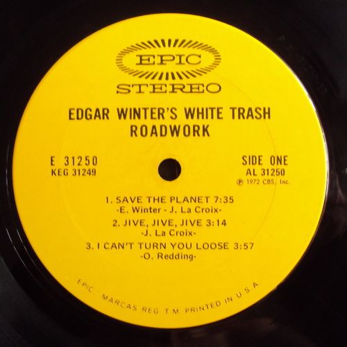 Edgar Winter's White Trash  "Roadwork" - 1972 - 2LP.