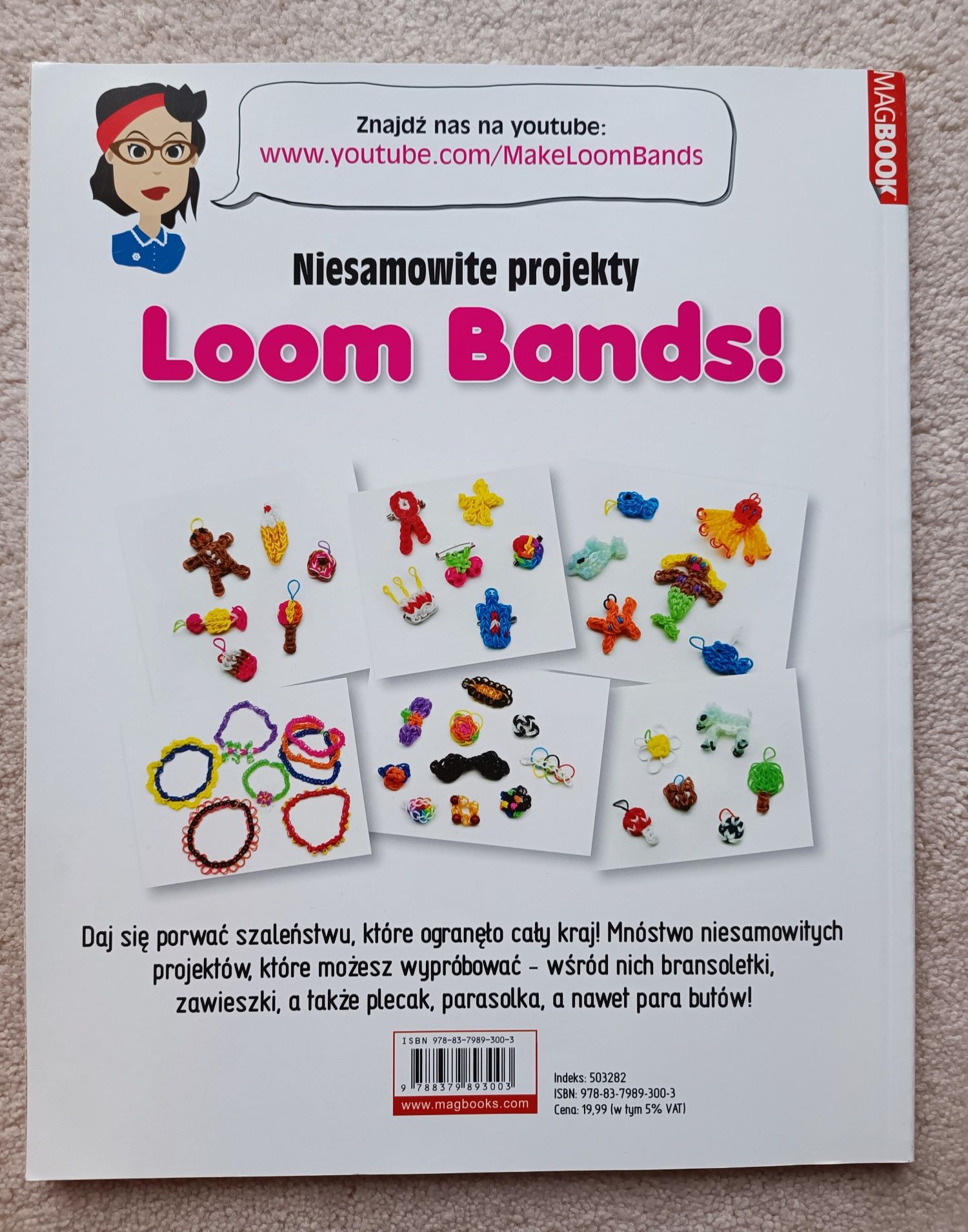 Książka Loom Bands bransoletki z gumek
