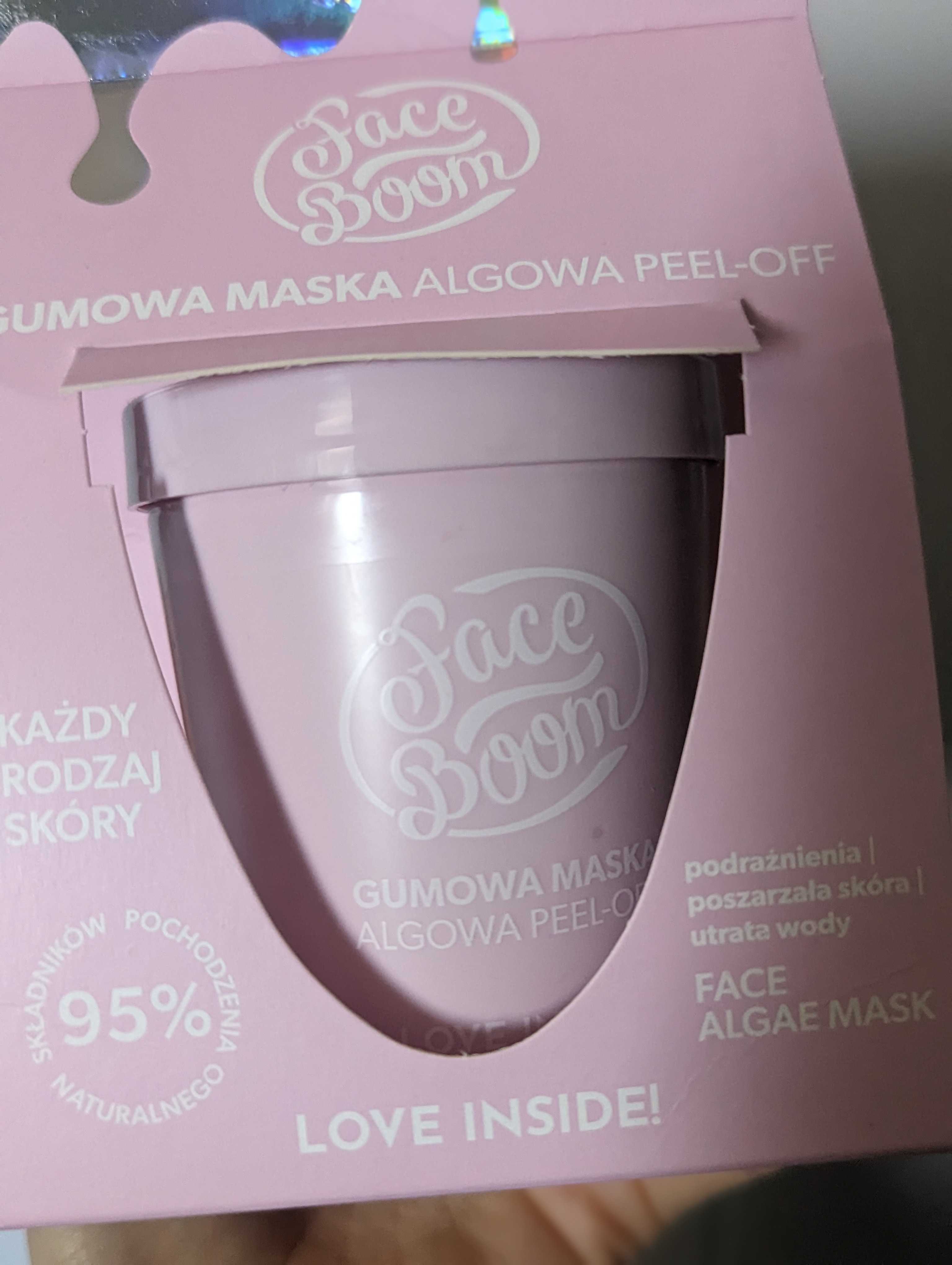 Gumowa maska algowa Peel off Face Boom maseczka