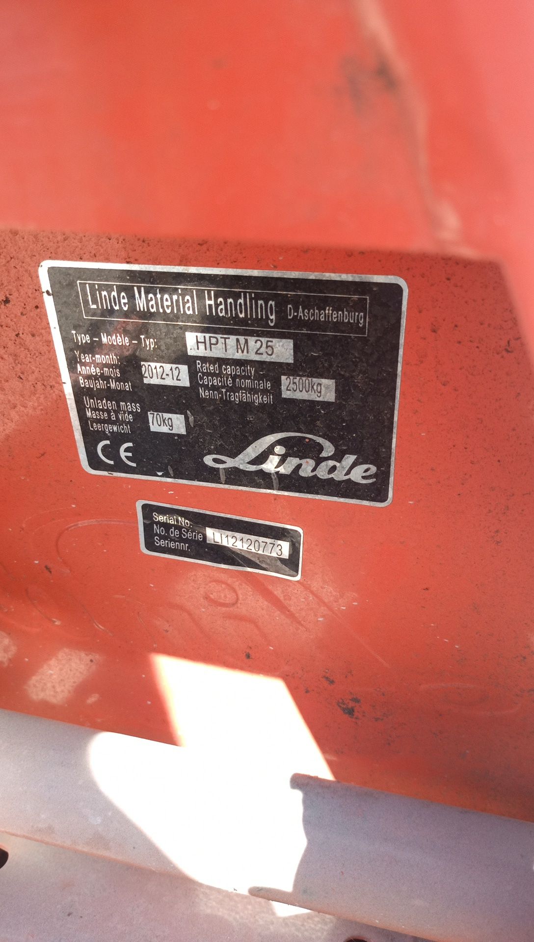 Wózek paletowy paleciak Linde 2500 kg