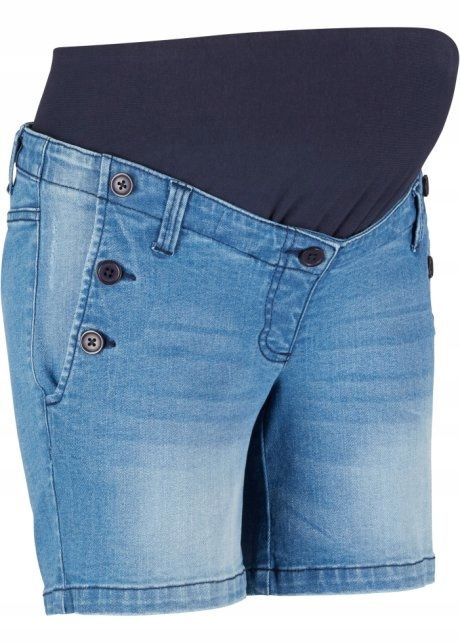 B.P.C krótkie spodenki ciążowe jeansowe r.42
