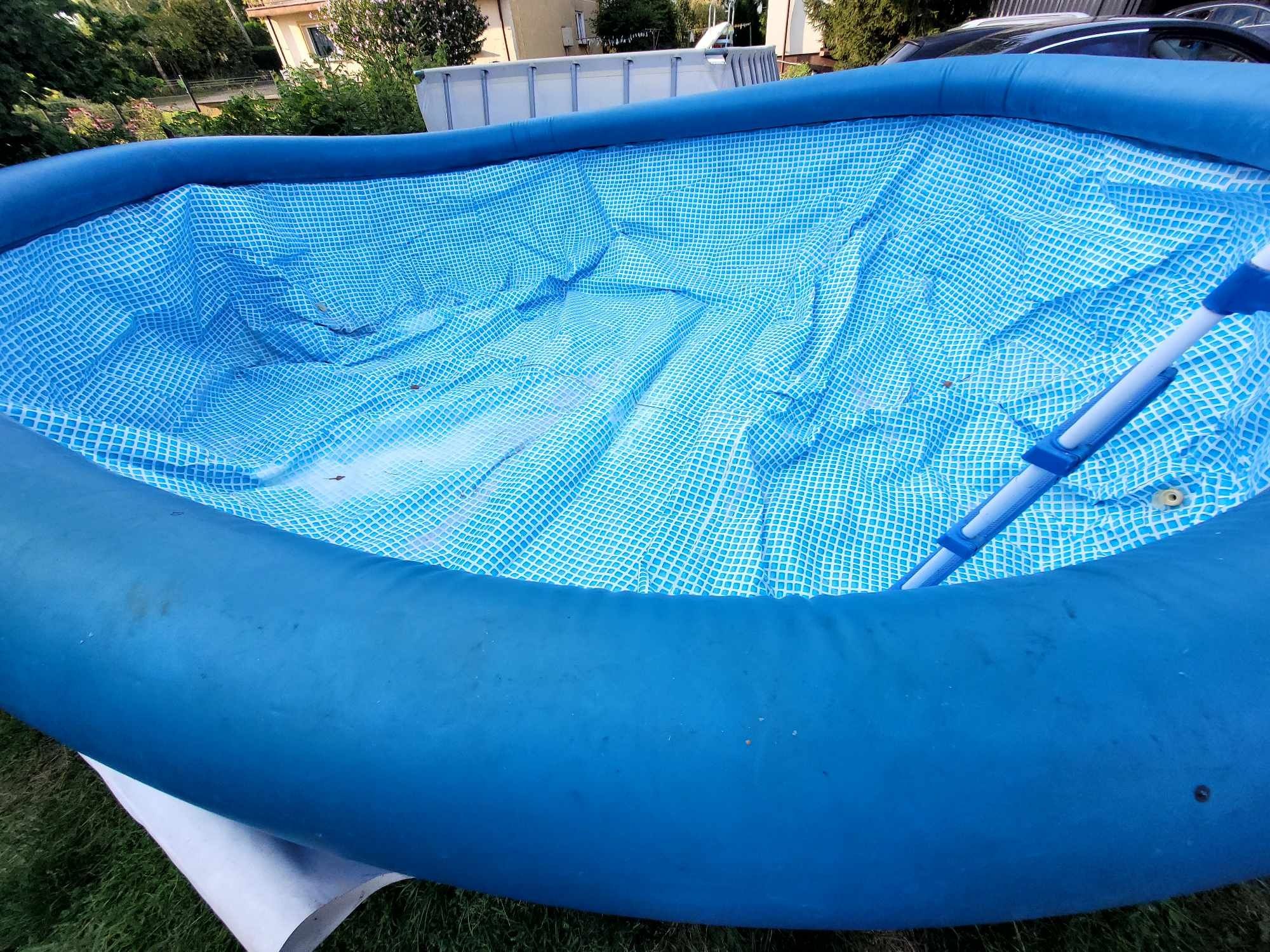 Basen rozporowy , stelażowy INTEX , duży! Cały zestaw