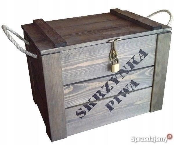 Skrzynka na piwo 15 butelek zamykana