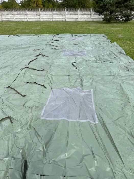 Namiot Hala NOWA 107 m2 NATO 4 pokoje podłoga