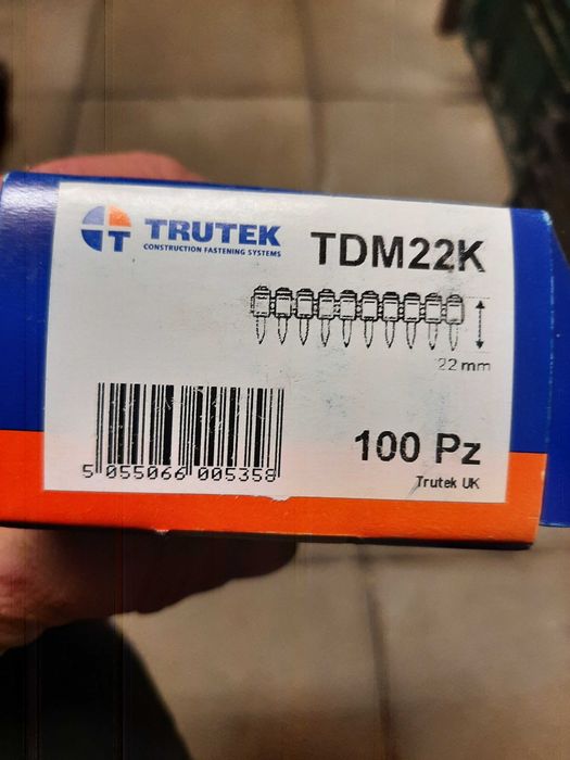 Gwoździe Trutek TDM22 do osadzaka Hilti DX460MX / DX5