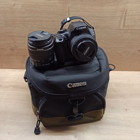 Canon 1300D + obiektyw 18-55 +obiektyw 50mm 1.8 +torba