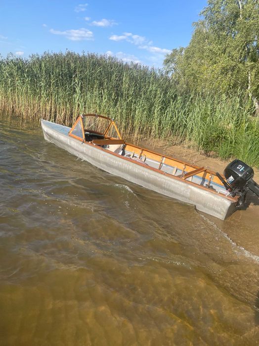 Zabytkowa łódka składana MTW Delphin 110 typ 2 + akcesoria