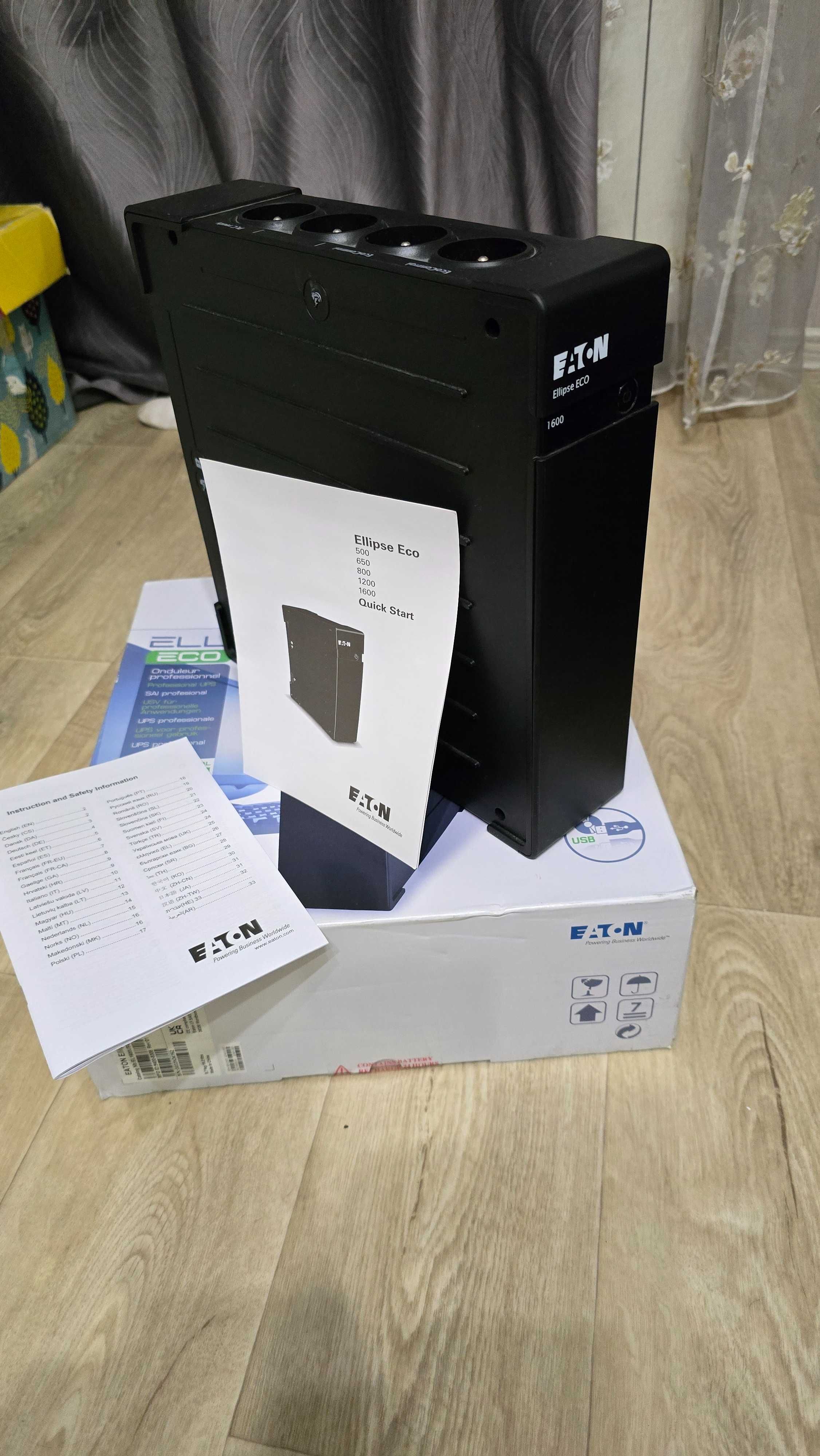 Джерело безперебійного живлення Eaton Ellipse ECO 1600 Упс, дбж