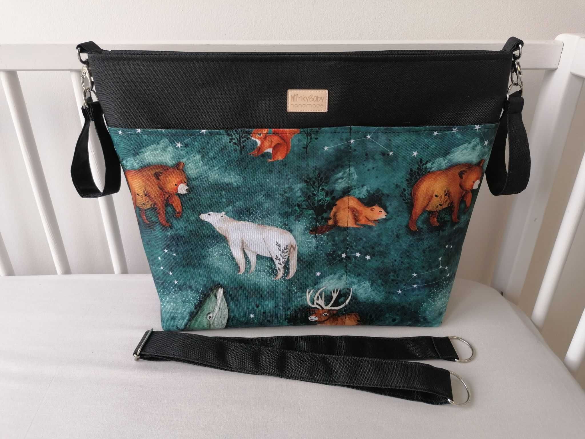 Torba do wózka 30x40x10cm różne WZORY