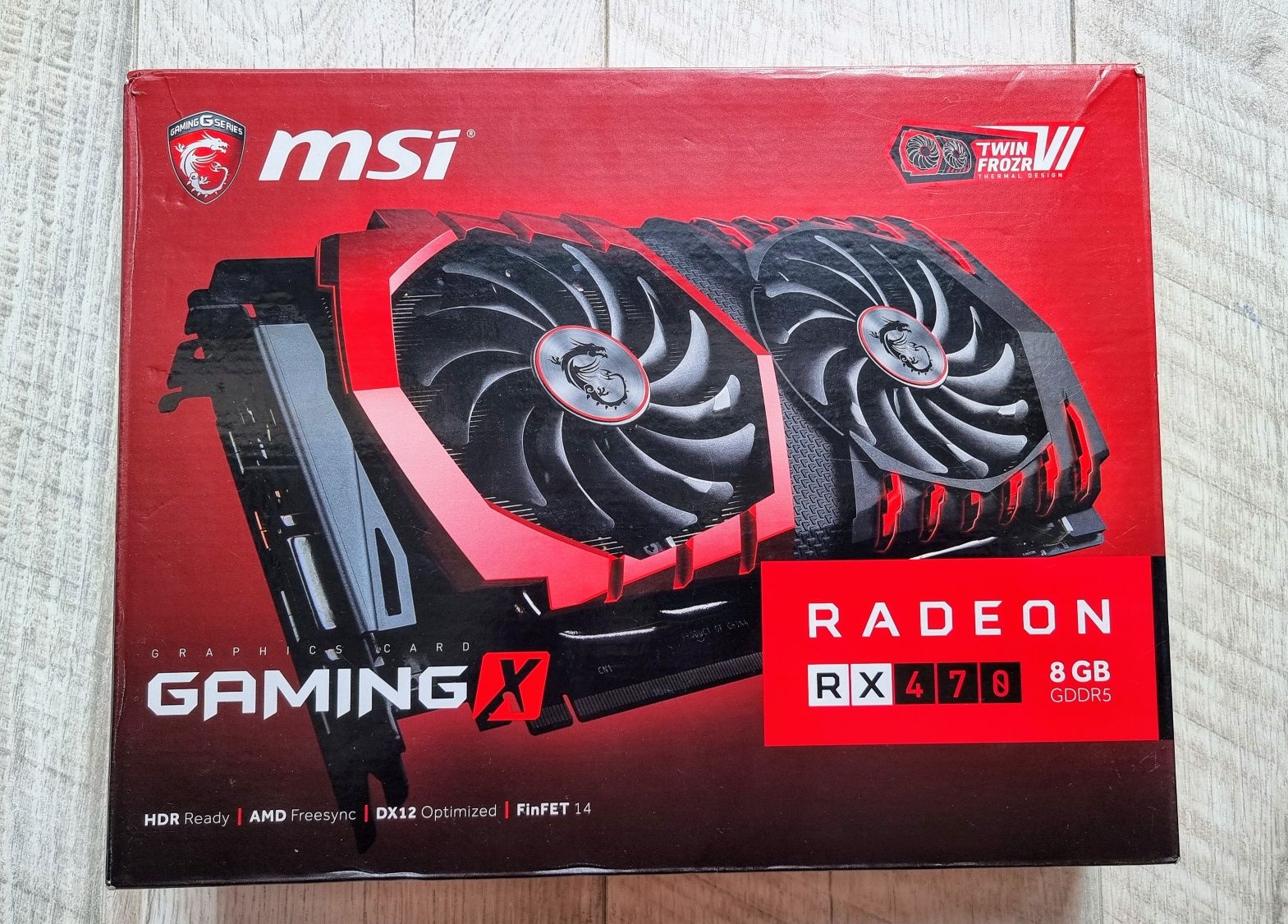 Продам відеокарту MSI Radeon RX 470 Gaming X 8GB GDDR5