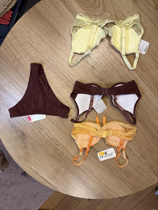 Biustonosz nowy 75A zestaw polskiej firmy Konrad