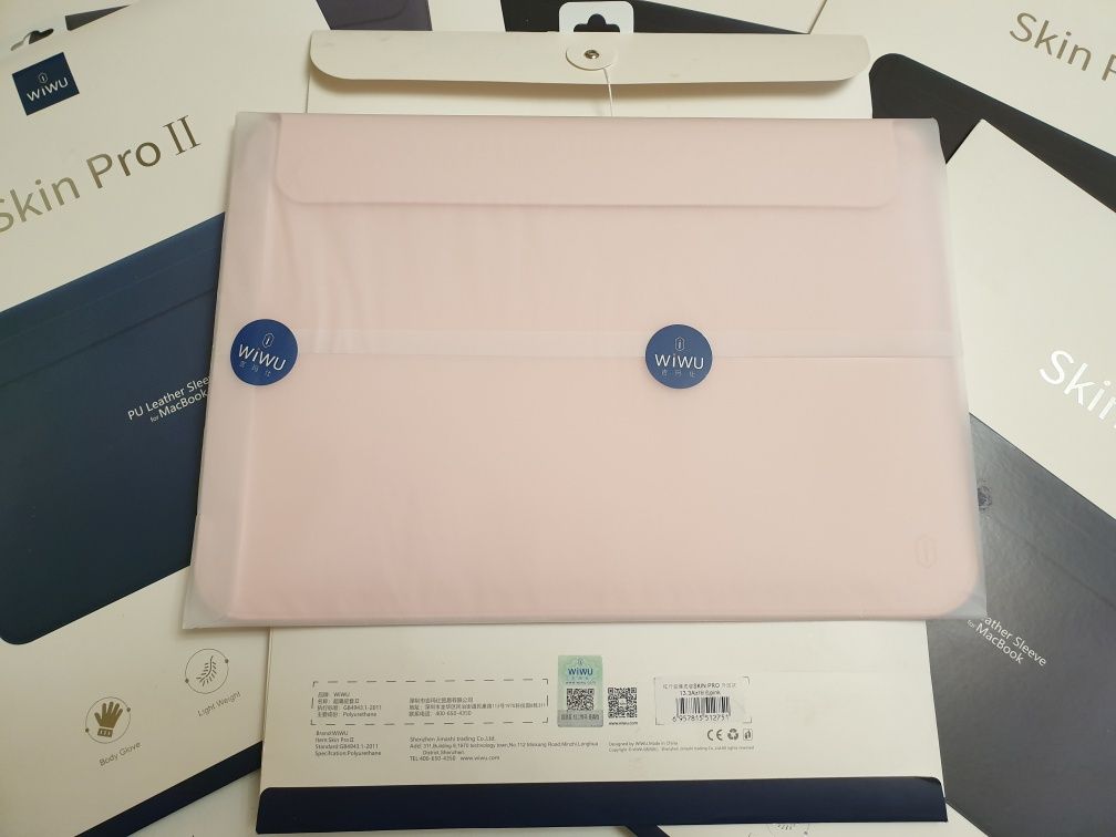 Чехол папка WIWU Skin Pro II PU Leather Sleeve для MacBook 15.4" Air