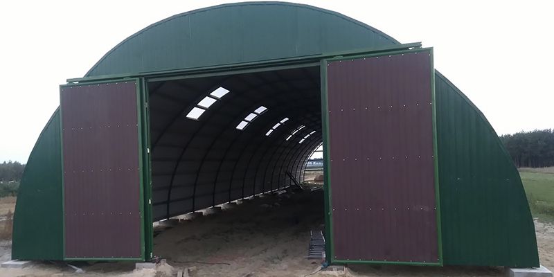 Całoroczny namiot magazynowy hala namiotowa przemysłowa 24h